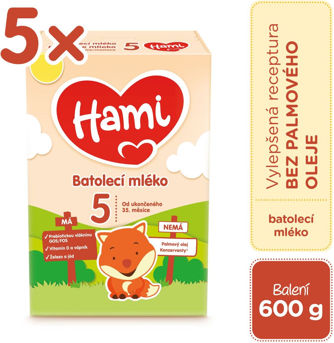 Hami 5 5x600 g - obrázek 3