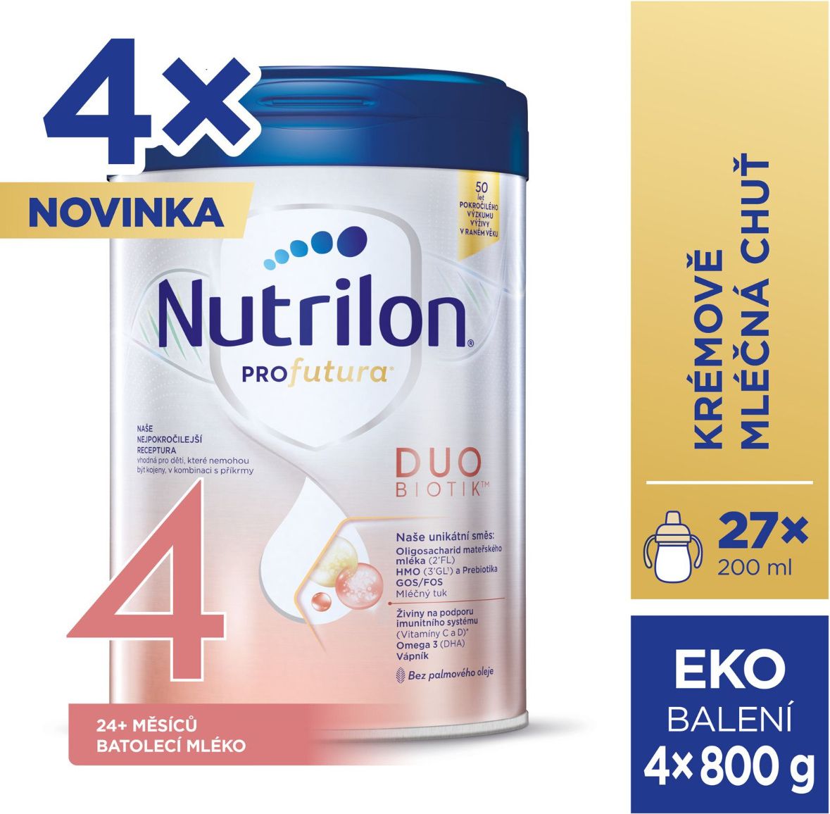Nutrilon Profutura 4 Duobiotik 4x800 g - obrázek 4