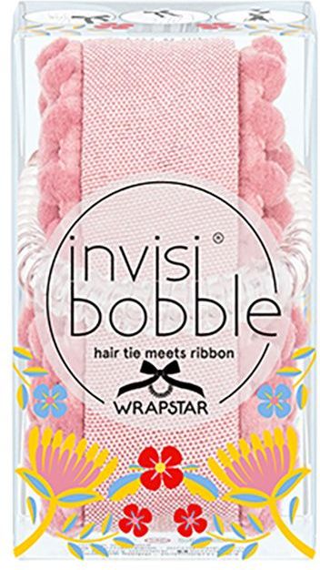 Invisibobble Gumička do vlasů se stuhou Flores & Bloom Wrapstar Ami & Co woman - obrázek 2