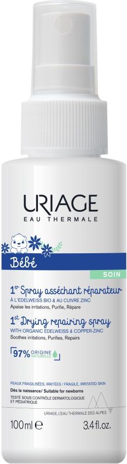 Uriage Bébé Vysušující reparační sprej 100 ml - obrázek 1