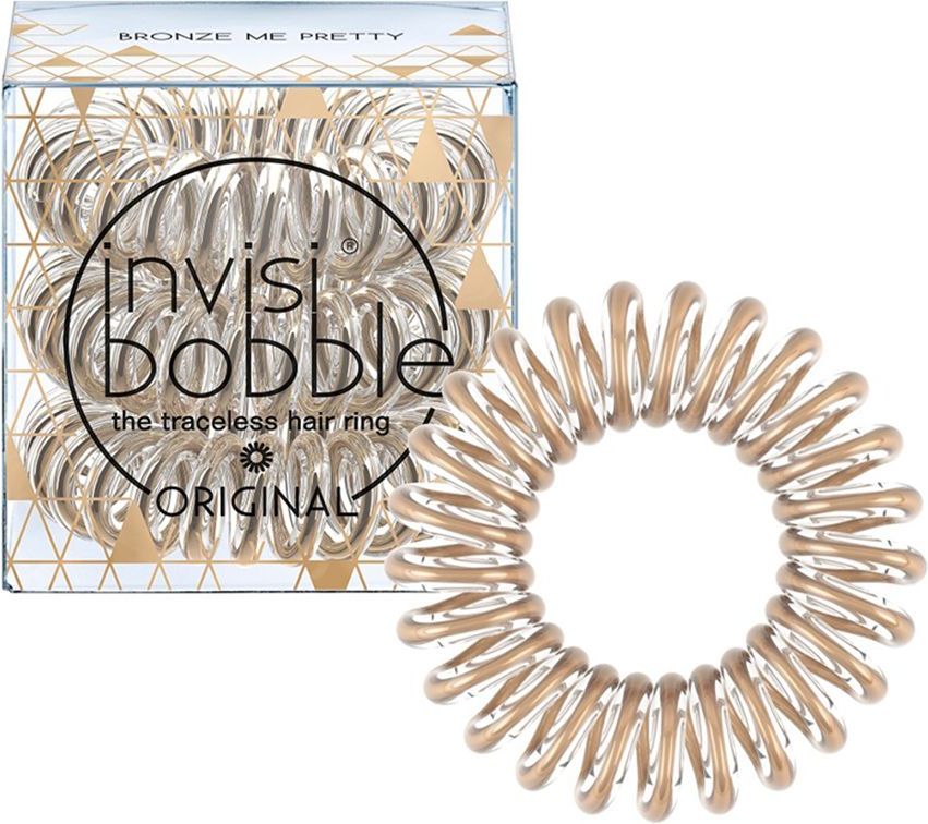 invisibobble Original Bronze Me Pretty gumičky do vlasů Bronze Me Pretty 3 ks - obrázek 1
