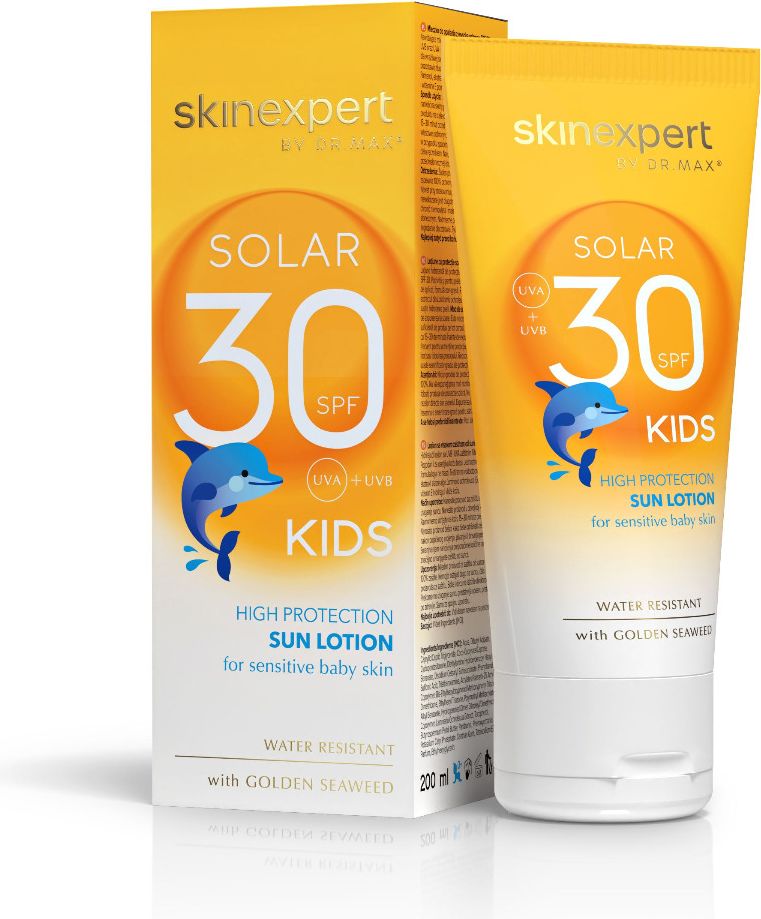 skinexpert BY DR.MAX SOLAR Sun Lotion Kids SPF30 200 ml - obrázek 1