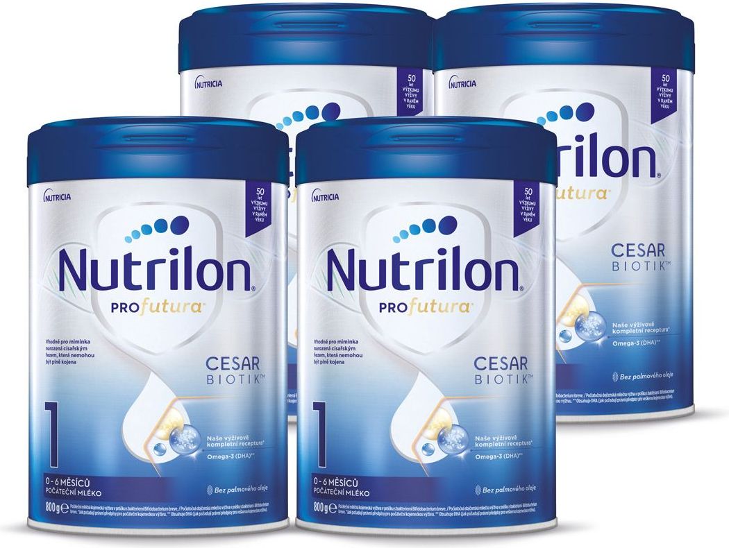 Nutrilon Profutura 1 Cesarbiotik 4x800 g - obrázek 1