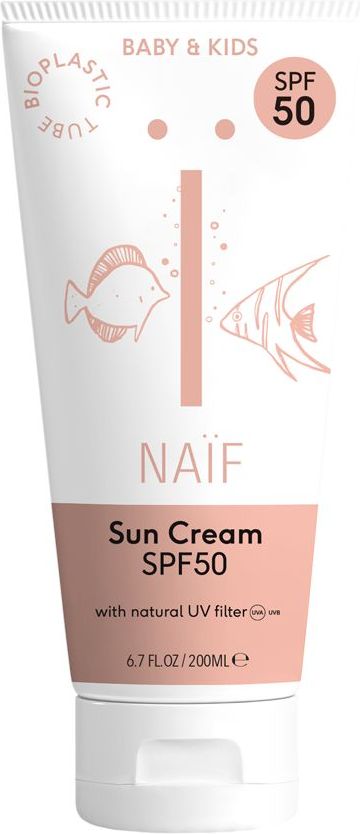 NAIF Ochranný krém na opalování pro děti a miminka SPF50 200 ml - obrázek 1