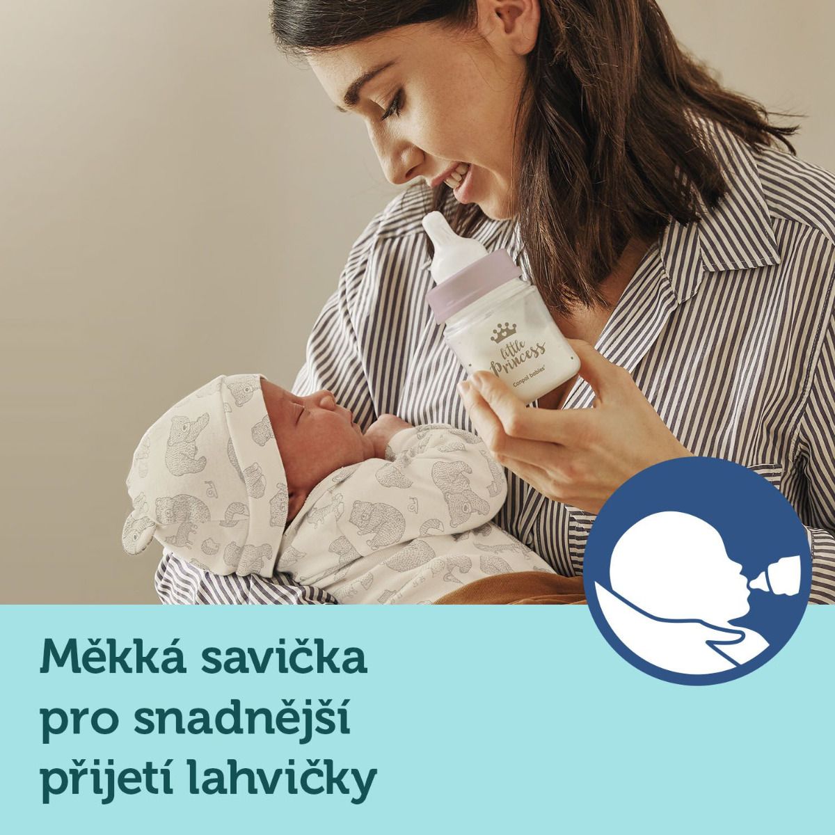Canpol Babies novorozenecká sada Royal Baby Little Prince modrá - obrázek 5