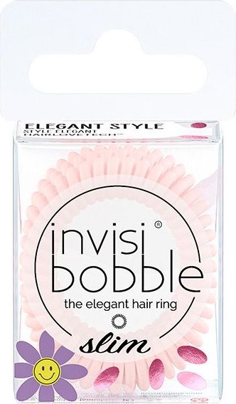 invisibobble® SLIM Retro Dreamin‘ Cuter than you Pink - obrázek 1