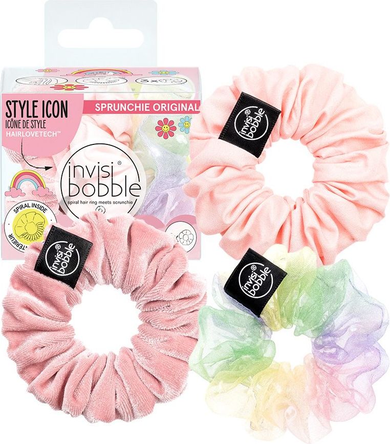 invisibobble® SPRUNCHIE Retro Dreamin‘ Macaron (3pcs) - obrázek 1