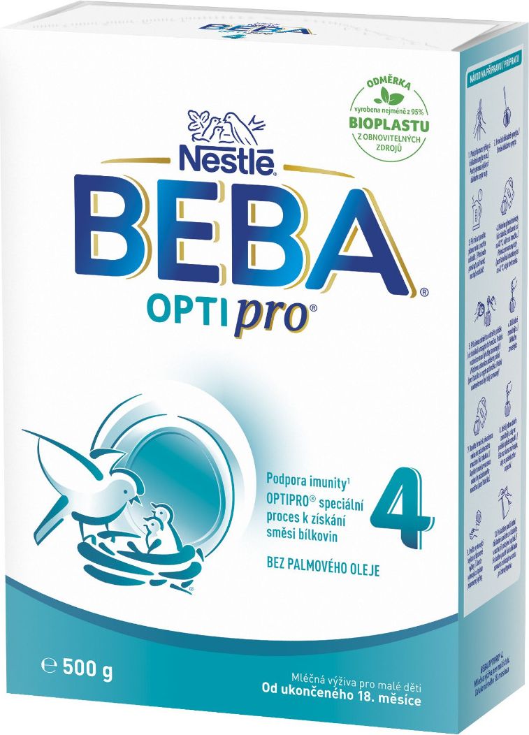 BEBA OPTIPRO 4 Batolecí mléko 500 g - obrázek 1