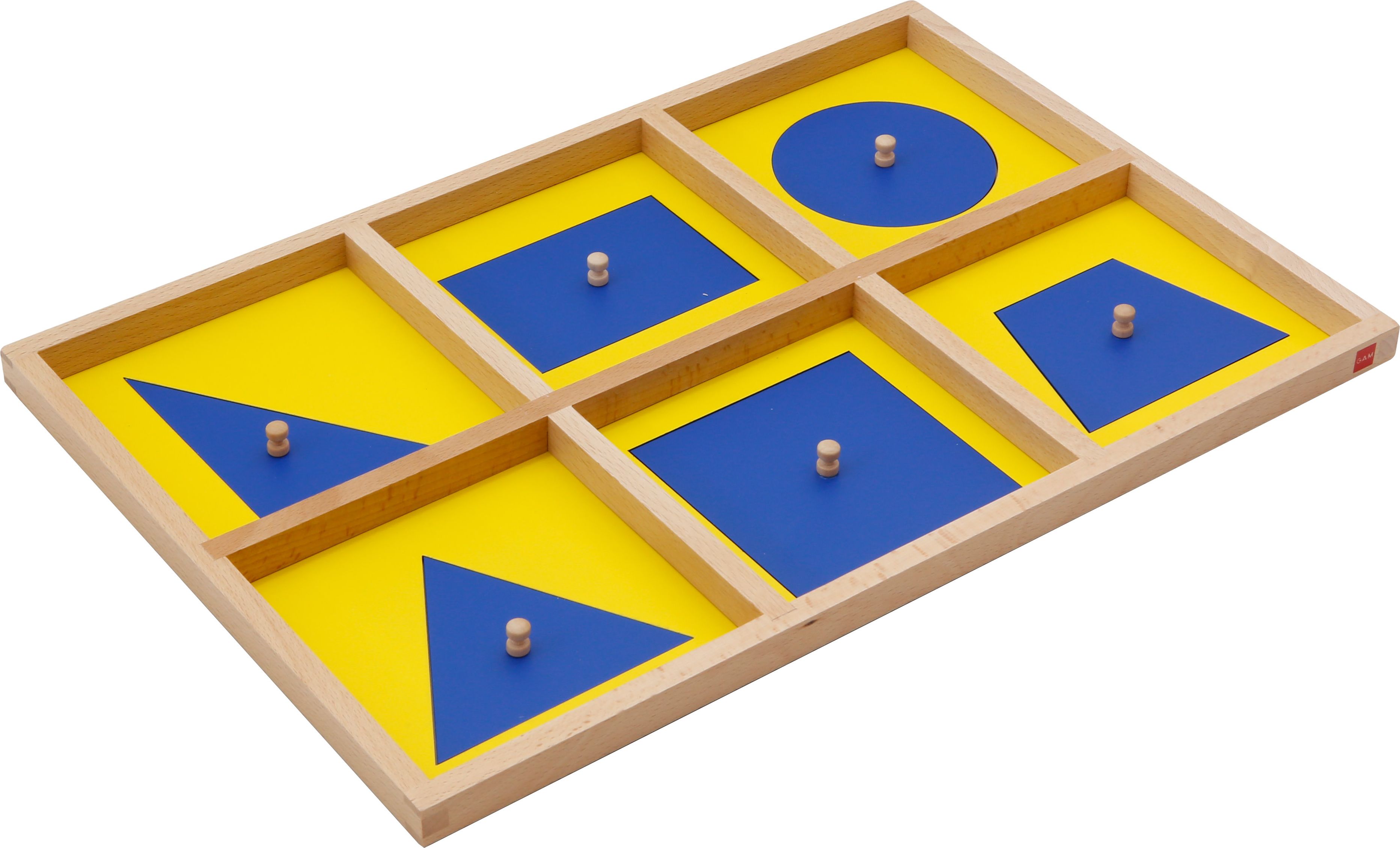 Geometric Insets: Blue & Yellow - obrázek 1