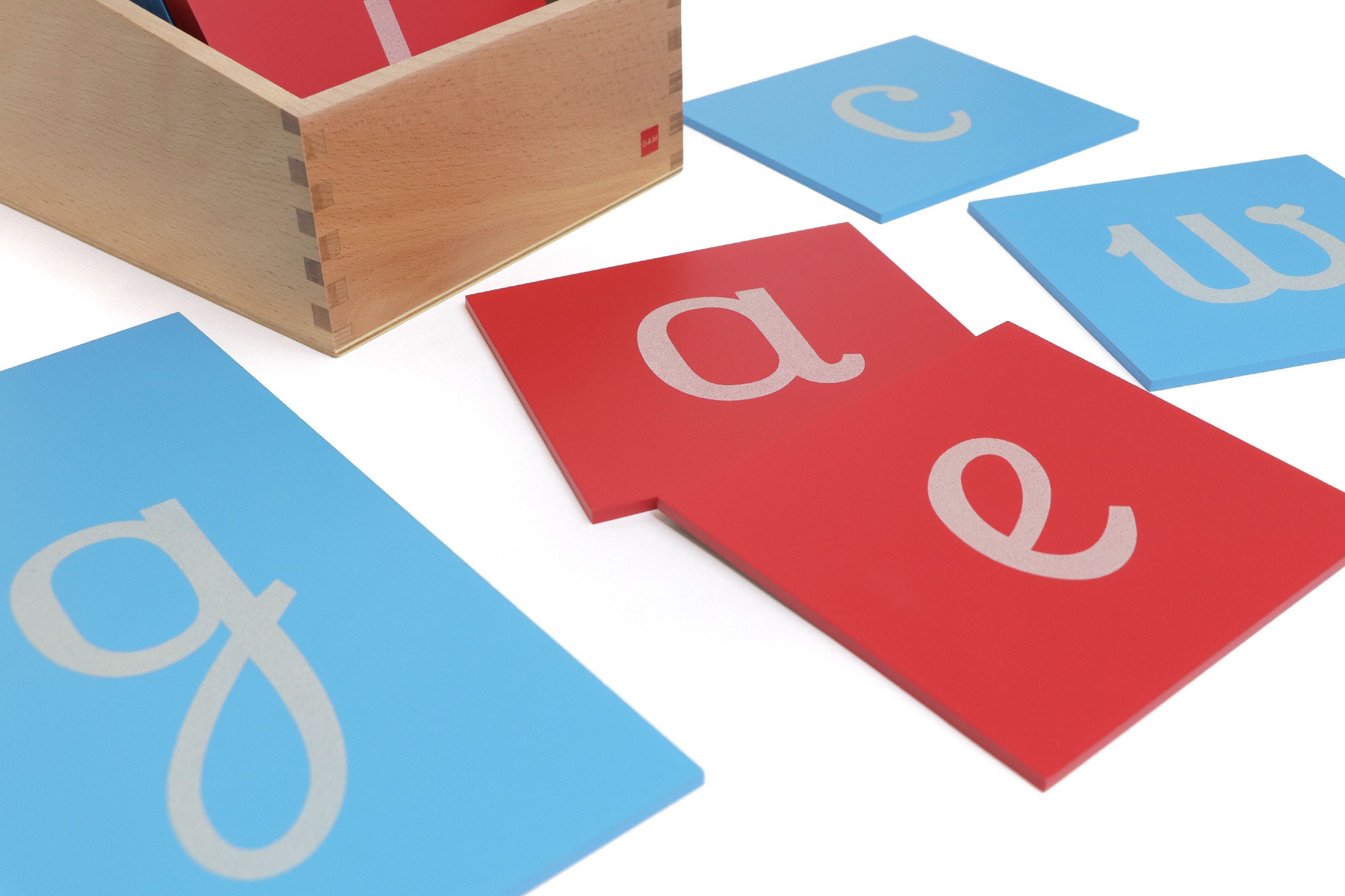 Sandpaper Letters: Lower Case, European W/Box - obrázek 3