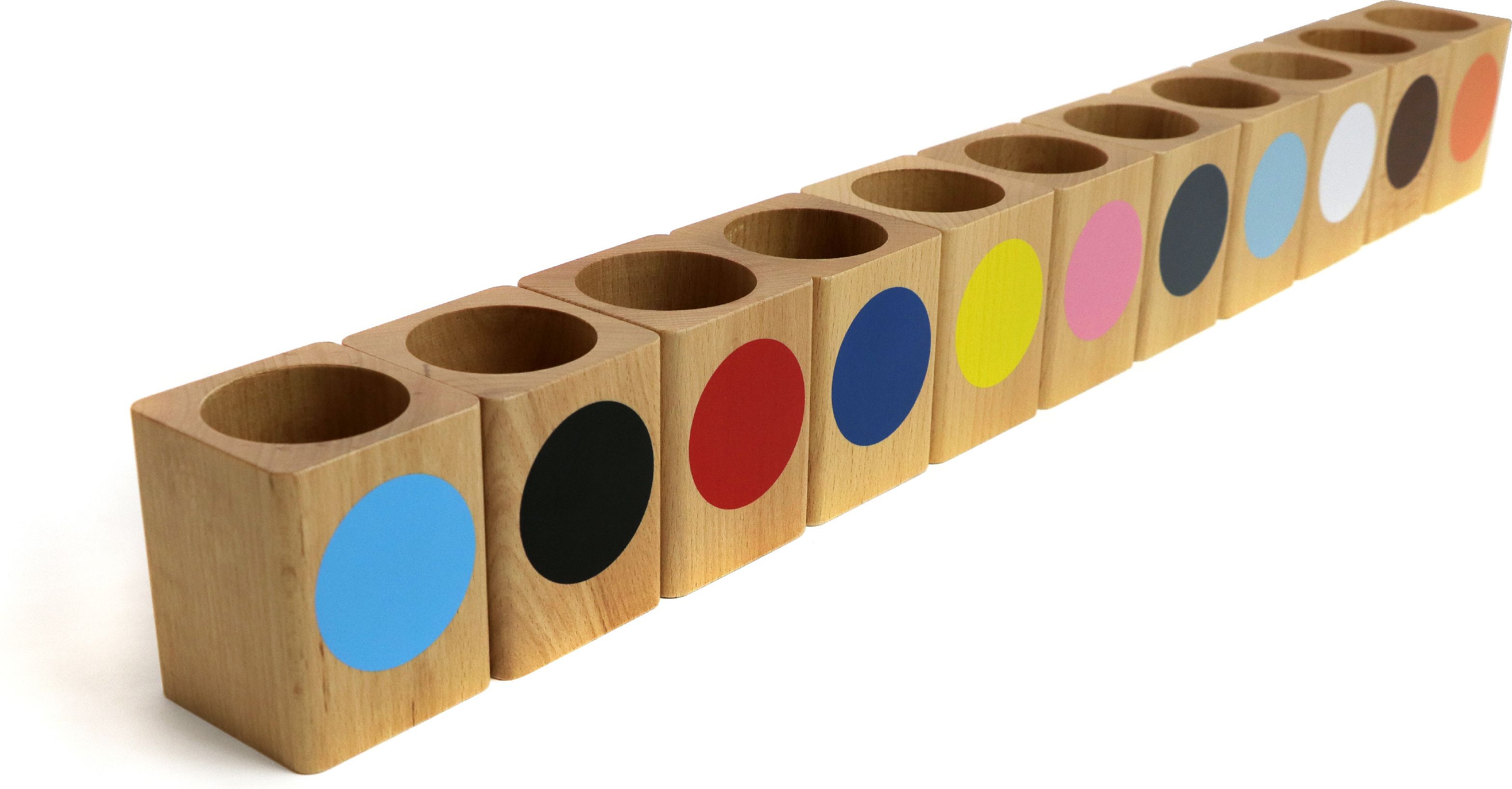 Colored Inset Pencil Holders: Set Of 11 - obrázek 3