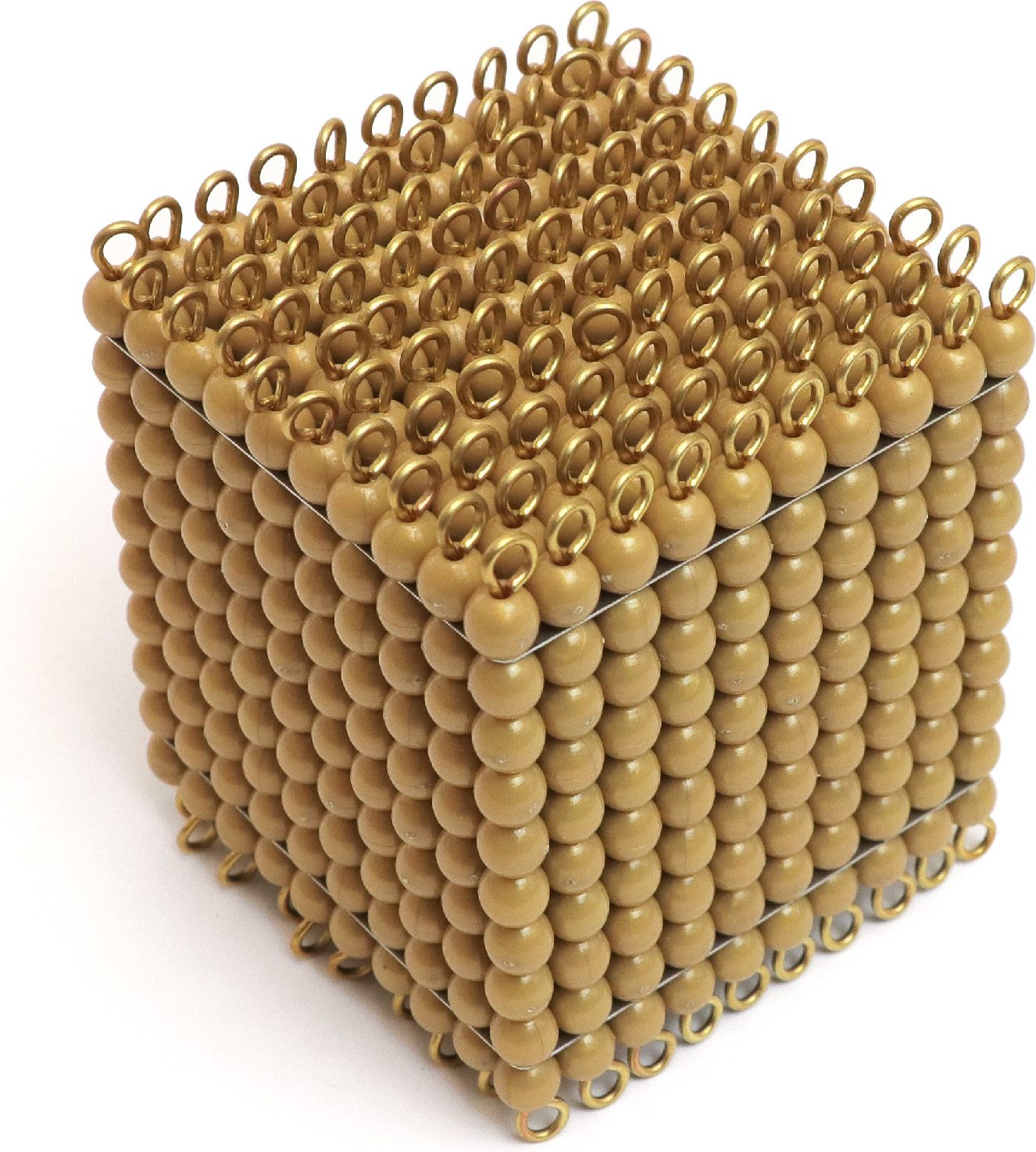 One Golden Bead Cube Of 1000 - obrázek 1