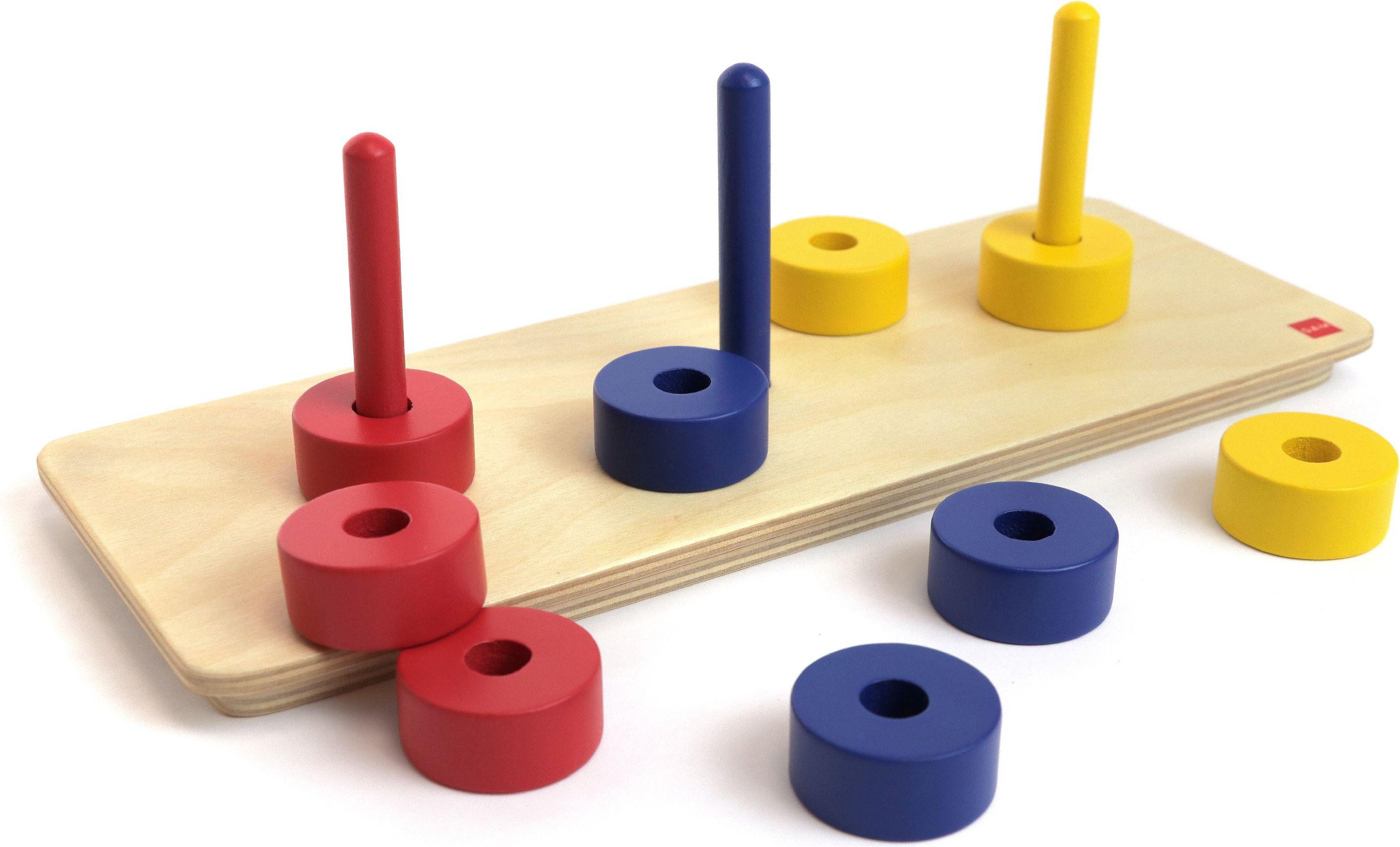 Colored Discs On Colored Dowels - obrázek 3