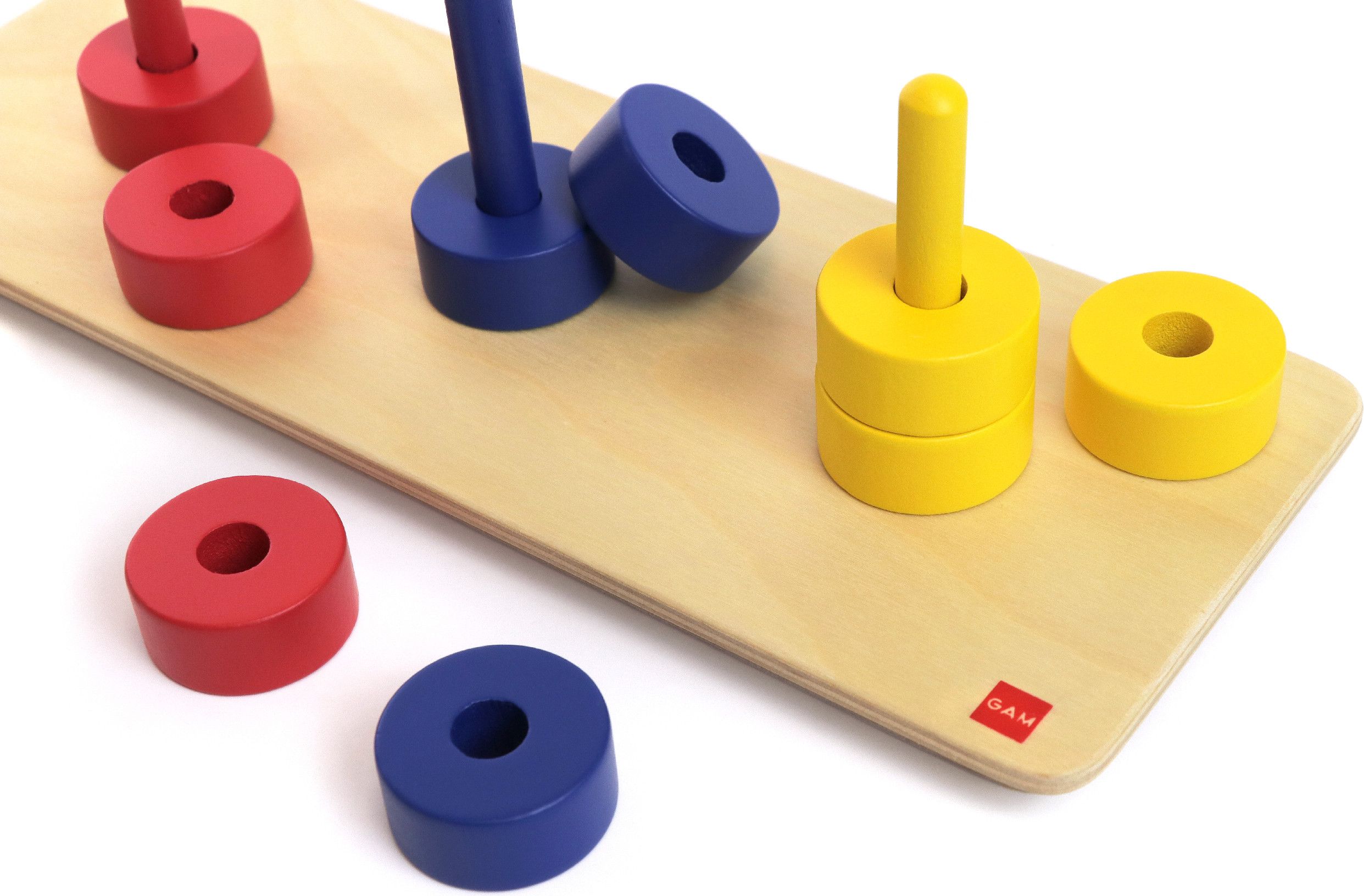 Colored Discs On Colored Dowels - obrázek 4
