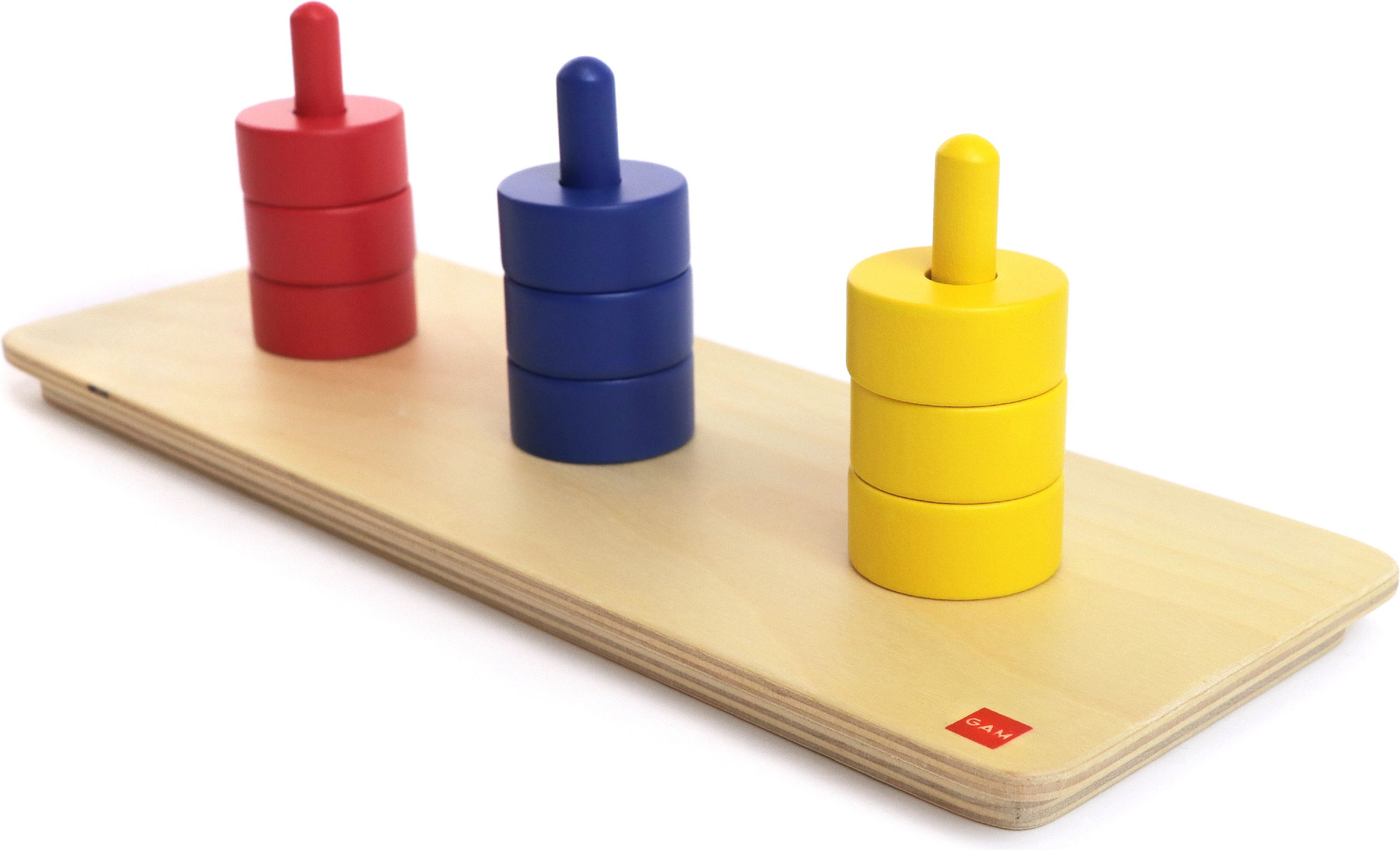 Colored Discs On Colored Dowels - obrázek 5