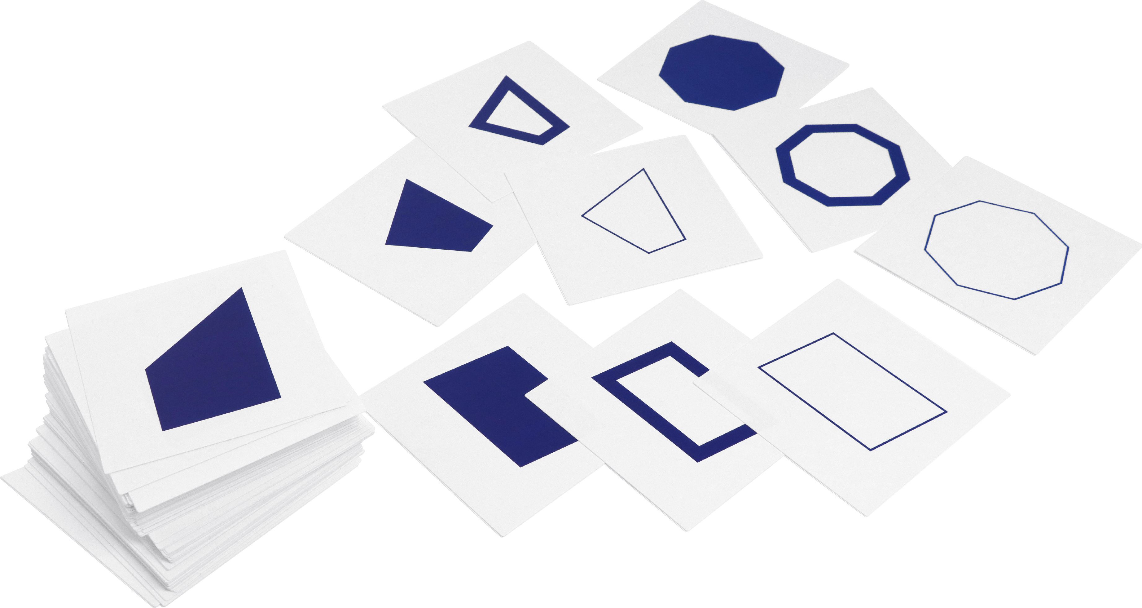 Geometric Form Cards: Blue & Yellow - obrázek 4