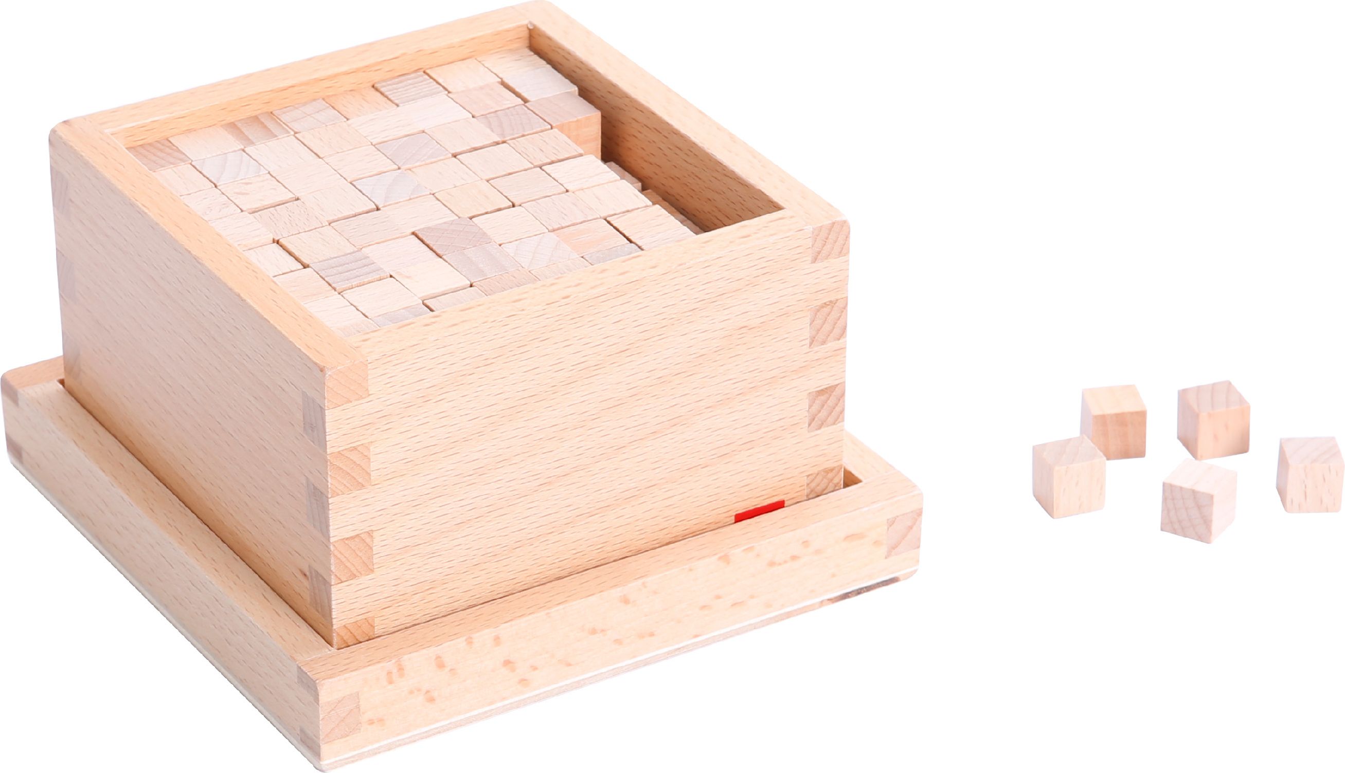 Box With Cubes For Pink Tower - obrázek 1