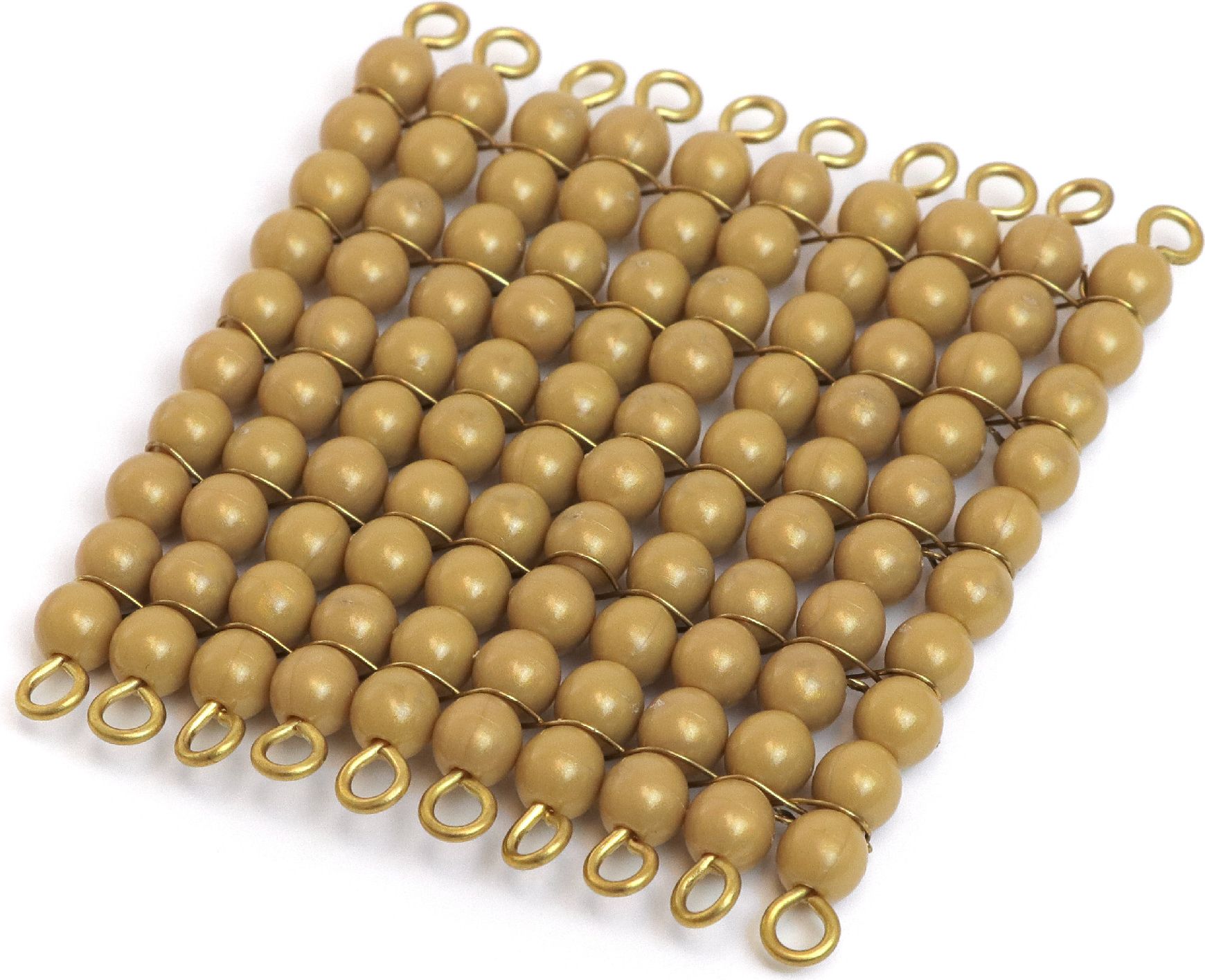 One Golden Bead Square Of 100 - obrázek 1
