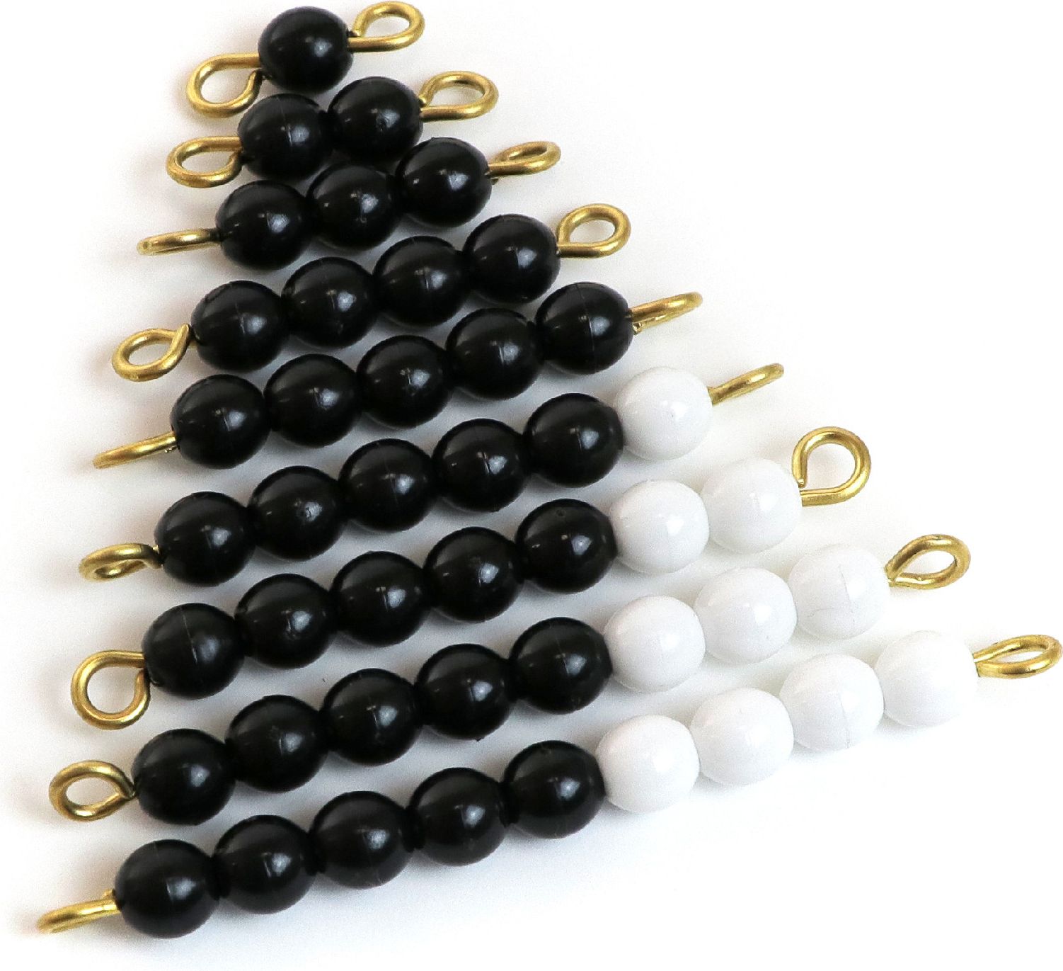 Black And White Bead Stair: 1 Set - obrázek 1