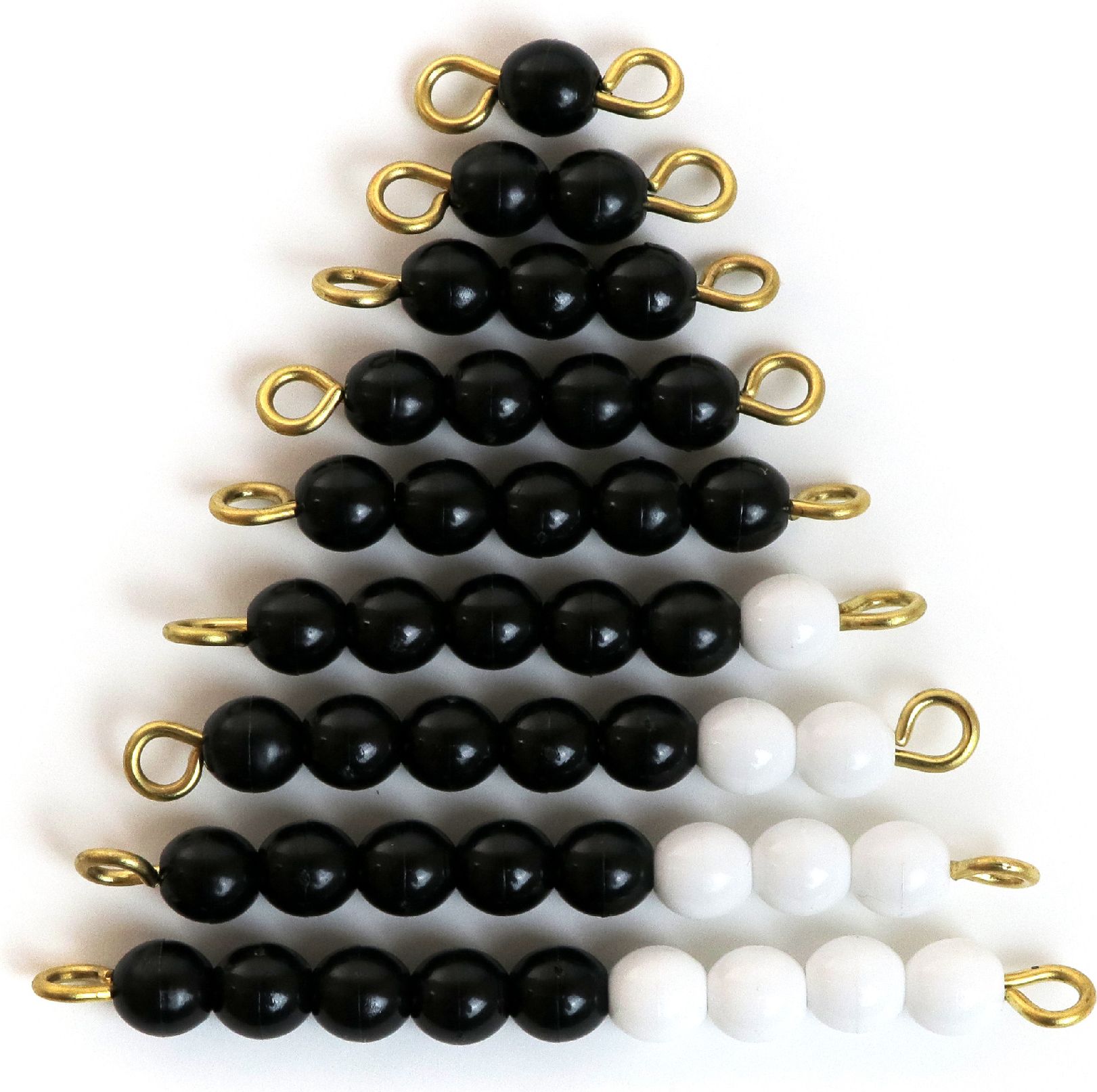 Black And White Bead Stair: 1 Set - obrázek 2