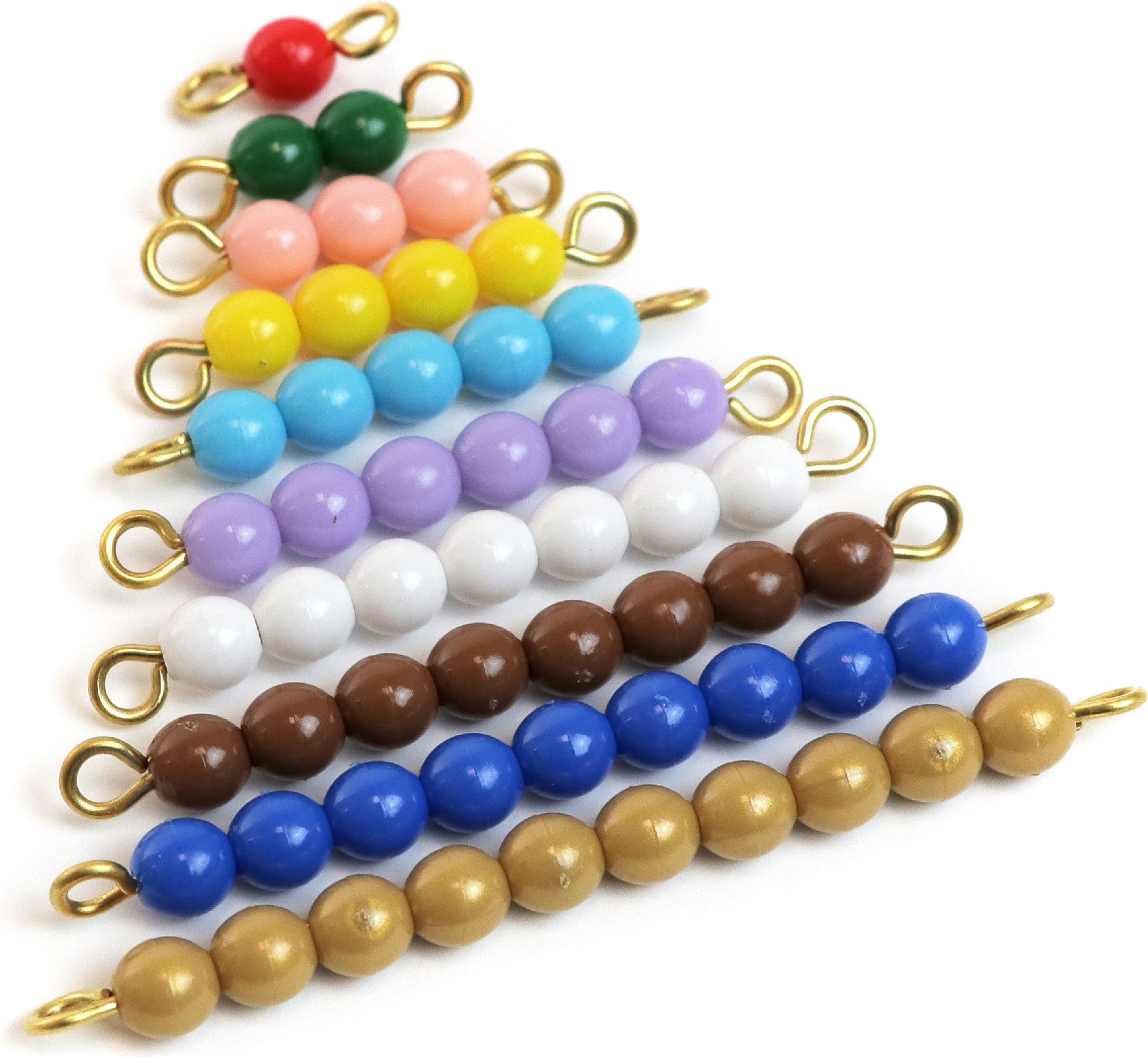 Colored Bead Stair 1-10, 1 Set - obrázek 1
