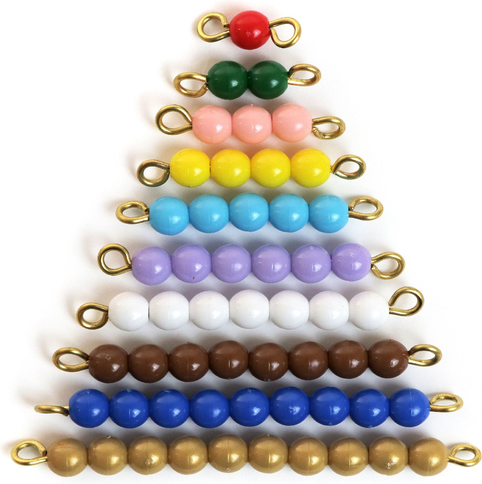 Colored Bead Stair 1-10, 1 Set - obrázek 2