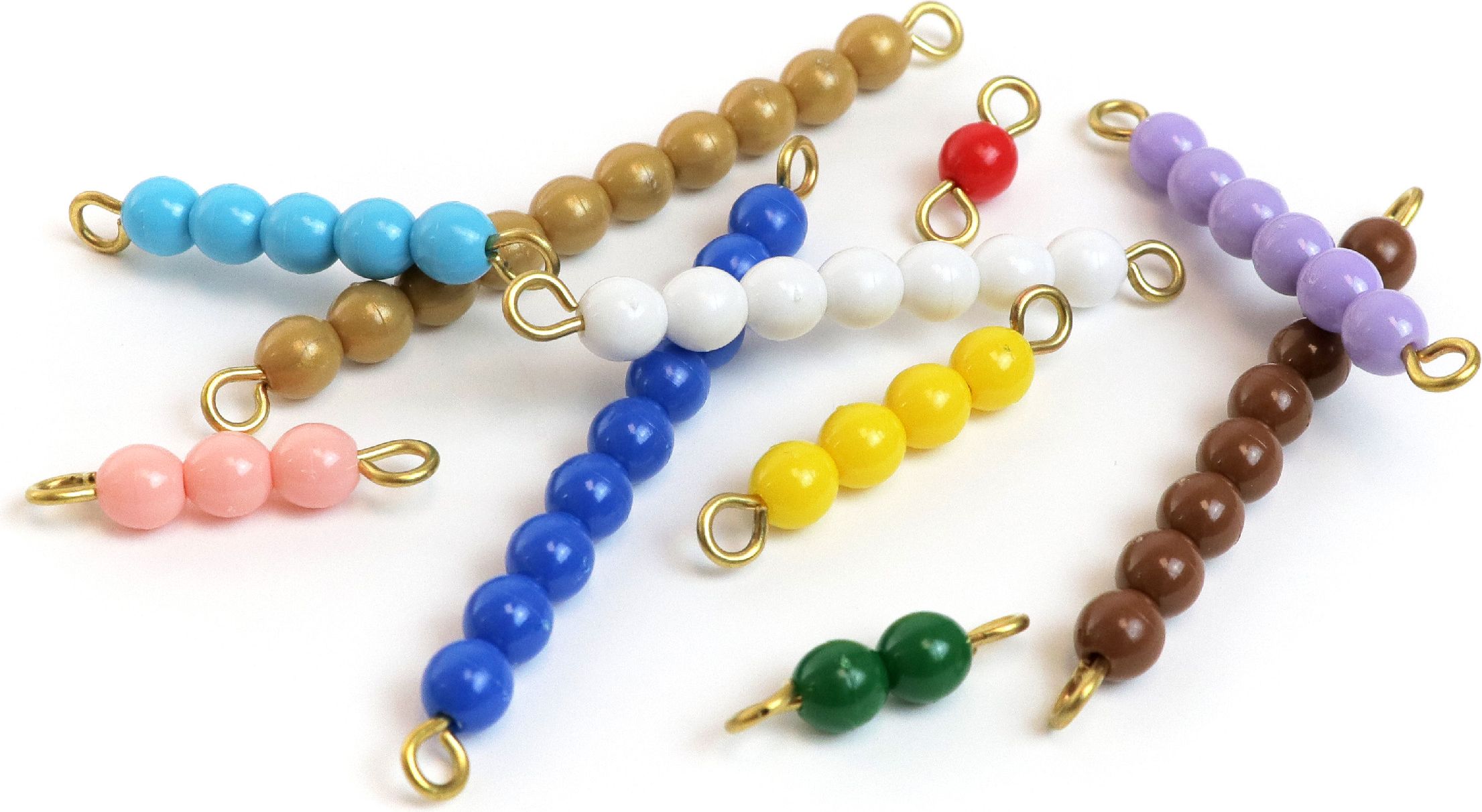 Colored Bead Stair 1-10, 1 Set - obrázek 3