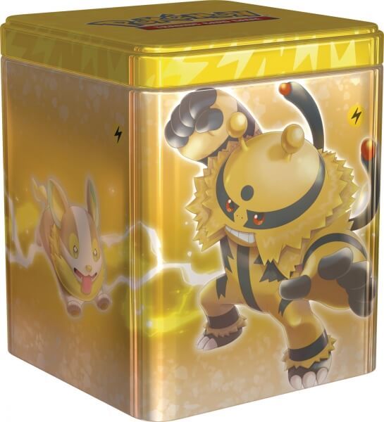 Nintendo Pokémon Stacking Tin električtí - Electivire, Yamper, Pikachu a Manectric - obrázek 1