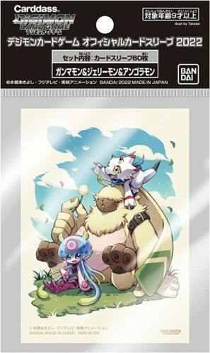 Bandai Digimon: obaly na karty Gammamon, Angoramon and Jellymon (60 ks) - obrázek 1