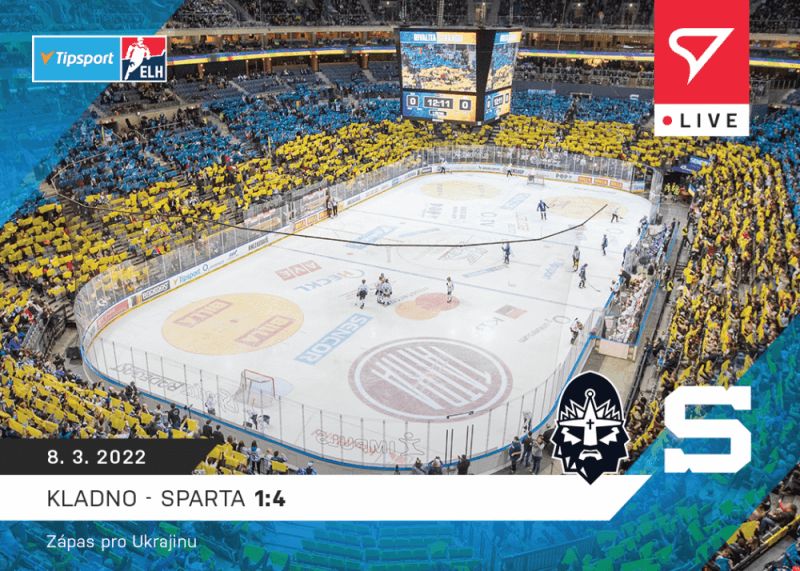 Sportzoo Hokejové live karty Tipsport ELH 2021-22 - L-116 Kladno - Sparta - obrázek 1