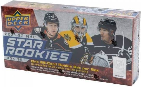 Upper Deck 2021-22 NHL Star Rookies Box Set (Mass Blaster) - hokejové karty - obrázek 1