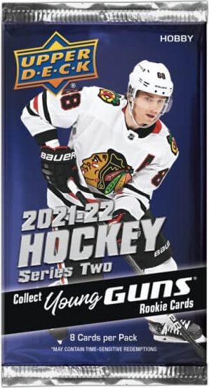 Upper Deck 2021-22 NHL Upper Deck Series Two Hobby balíček - hokejové karty - obrázek 1