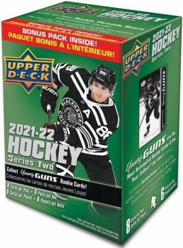 Upper Deck 2021-22 NHL Upper Deck Series Two Blaster Box - hokejové karty - obrázek 1