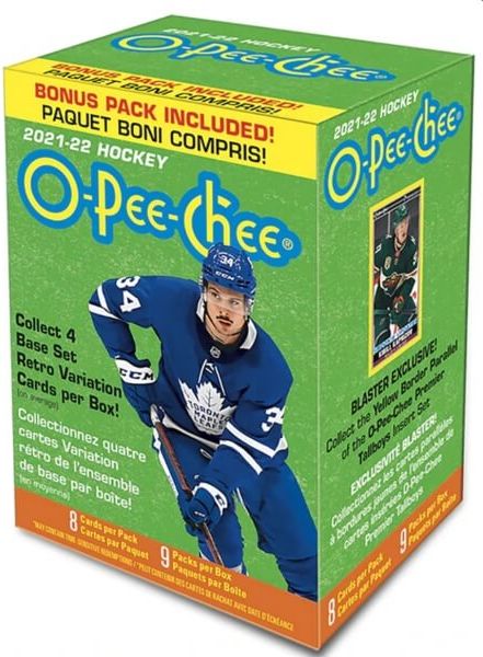 Upper Deck 2021-2022 Upper Deck O-Pee-Chee Blaster Box - hokejové karty - obrázek 1