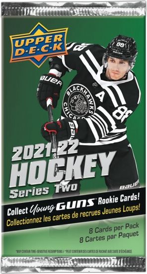 Upper Deck 2021-22 NHL Upper Deck Series Two Retail balíček - hokejové karty - obrázek 1