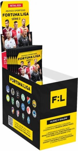 Sportzoo Fotbalové karty Fortuna Liga 2021-22 Retail box 2. série - obrázek 1