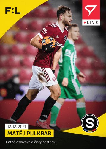 Sportzoo Fotbalové karty Fortuna Liga 2021-22 - L-081 Matěj Pulkrab - obrázek 1