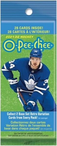Upper Deck 2021-22 NHL Upper Deck O-Pee-Chee Fat pack - hokejové karty - obrázek 1