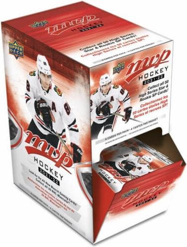 Upper Deck 2021-22 NHL Upper Deck MVP Gravity Feed box - hokejové karty - obrázek 1