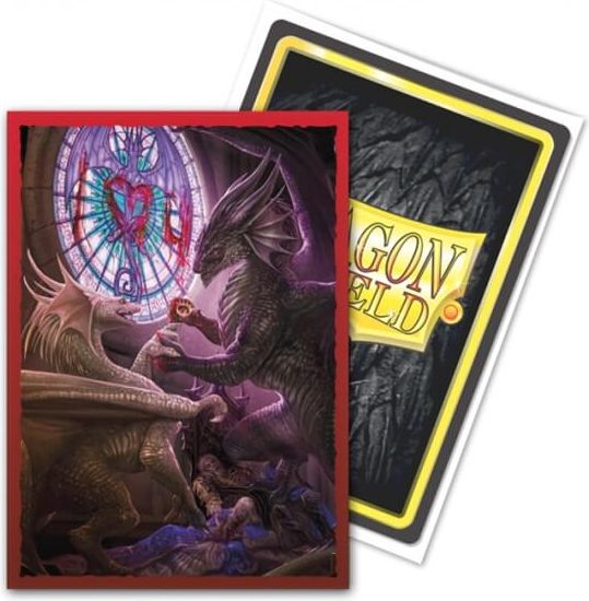 Dragon Shield Obaly na karty Dragon Shield Art Brushed Sleeves - Valentine Dragons 2022 – 100 ks - obrázek 1