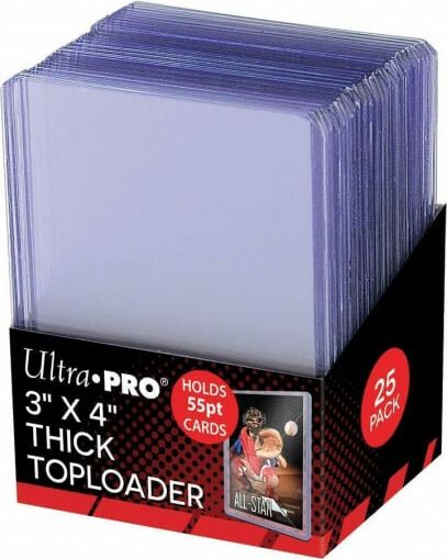 UltraPro Toploader Ultra Pro 3x4 Thick 55PT Toploaders - 25 ks - obrázek 1