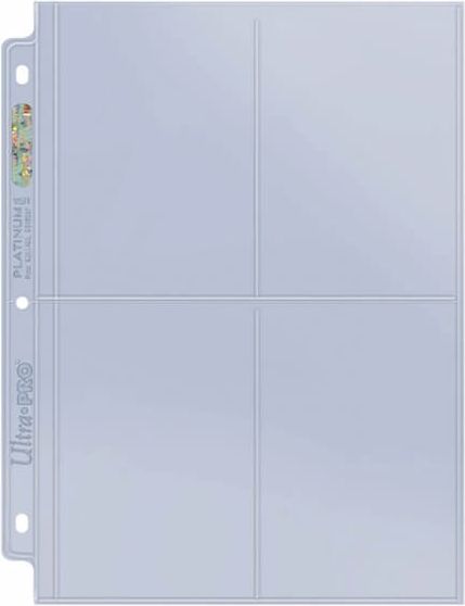 UltraPro Stránka do alba UltraPro 4-Pocket - Platinum Series (na velké karty nebo fotky) - obrázek 1