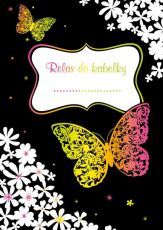 Ditipo Relax do kabelky - deníček na poznámky a malování Motýli - obrázek 1