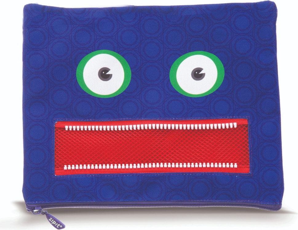 Zipit Googly Net velký penál / pouzdro Royal Blue - obrázek 1