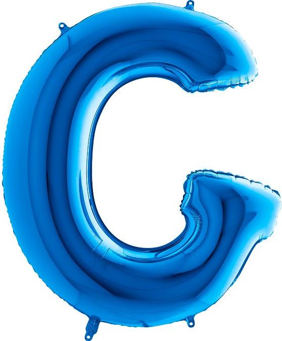 Grabo Nafukovací balónek písmeno G modré 102 cm - - obrázek 1