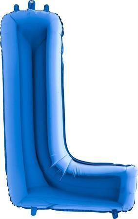 Grabo Nafukovací balónek písmeno L modré 102 cm - - obrázek 1