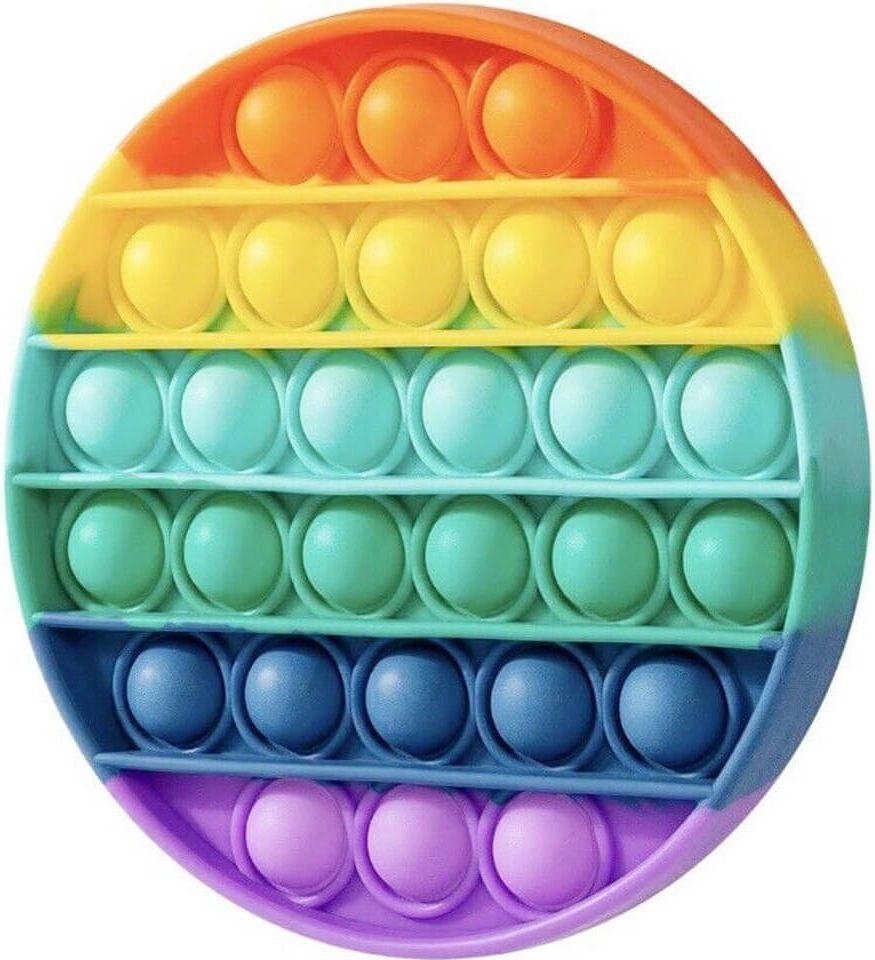 MG Bubble Pop It antistresová hračka, kruh, multicolor - obrázek 1