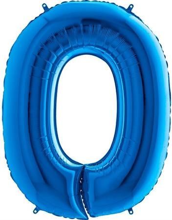 Grabo Nafukovací balónek číslo 0 modrý 102cm extra velký - - obrázek 1