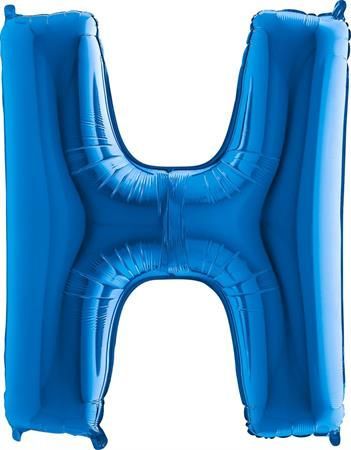 Grabo Nafukovací balónek písmeno H modré 102 cm - - obrázek 1