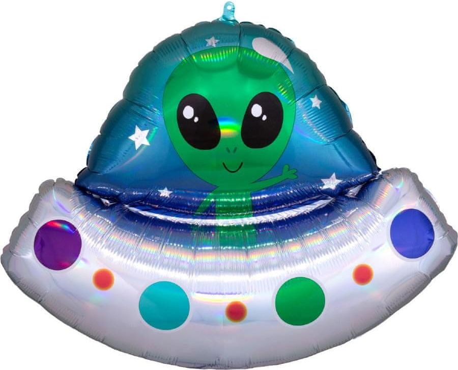 Amscan Fóliový balónek UFO - Alien - - obrázek 1